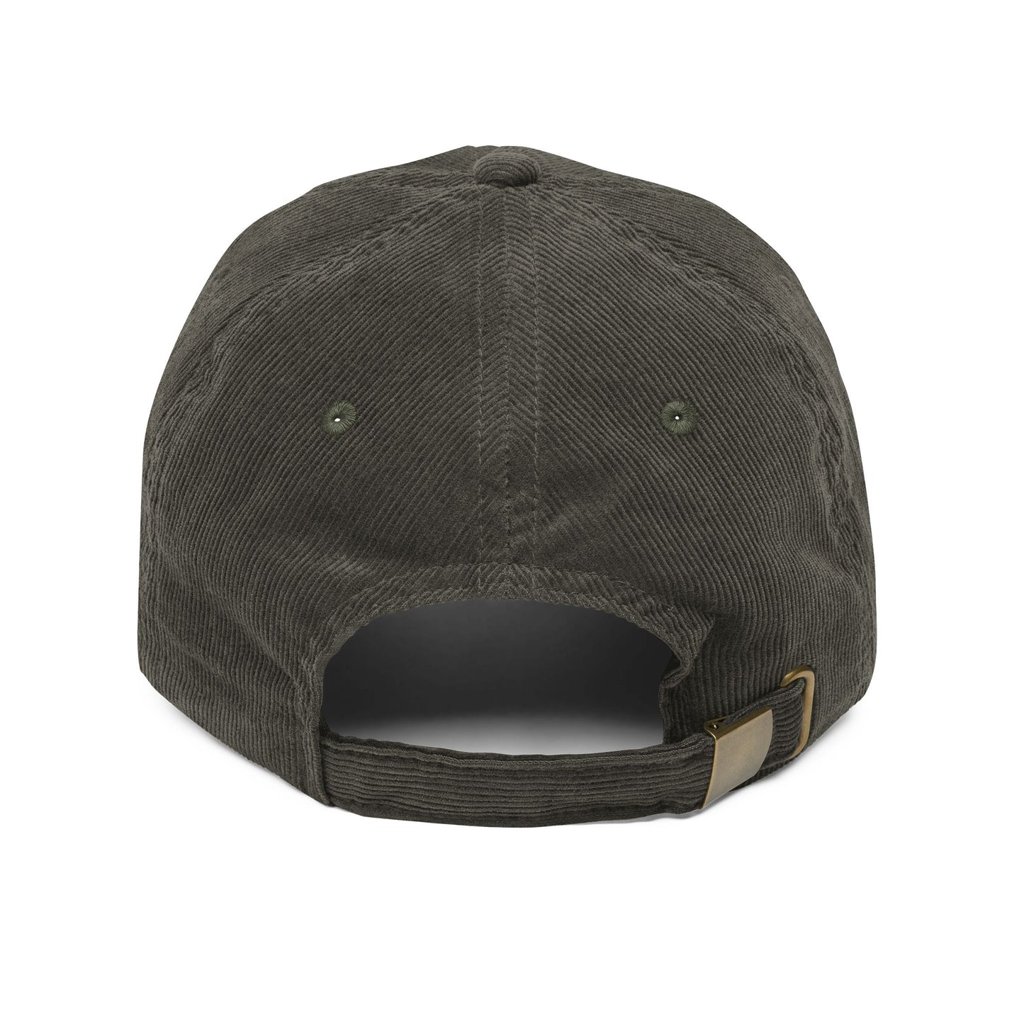 Embroidered Corduroy Cap