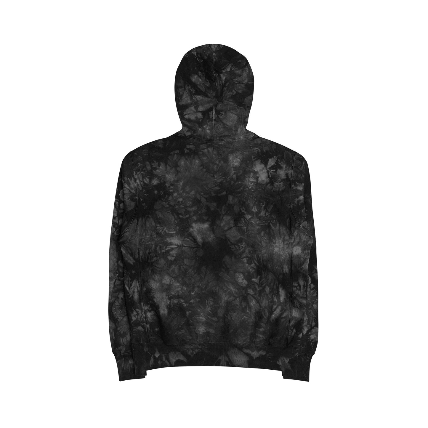 Embroidered Tie-Dye Hoodie
