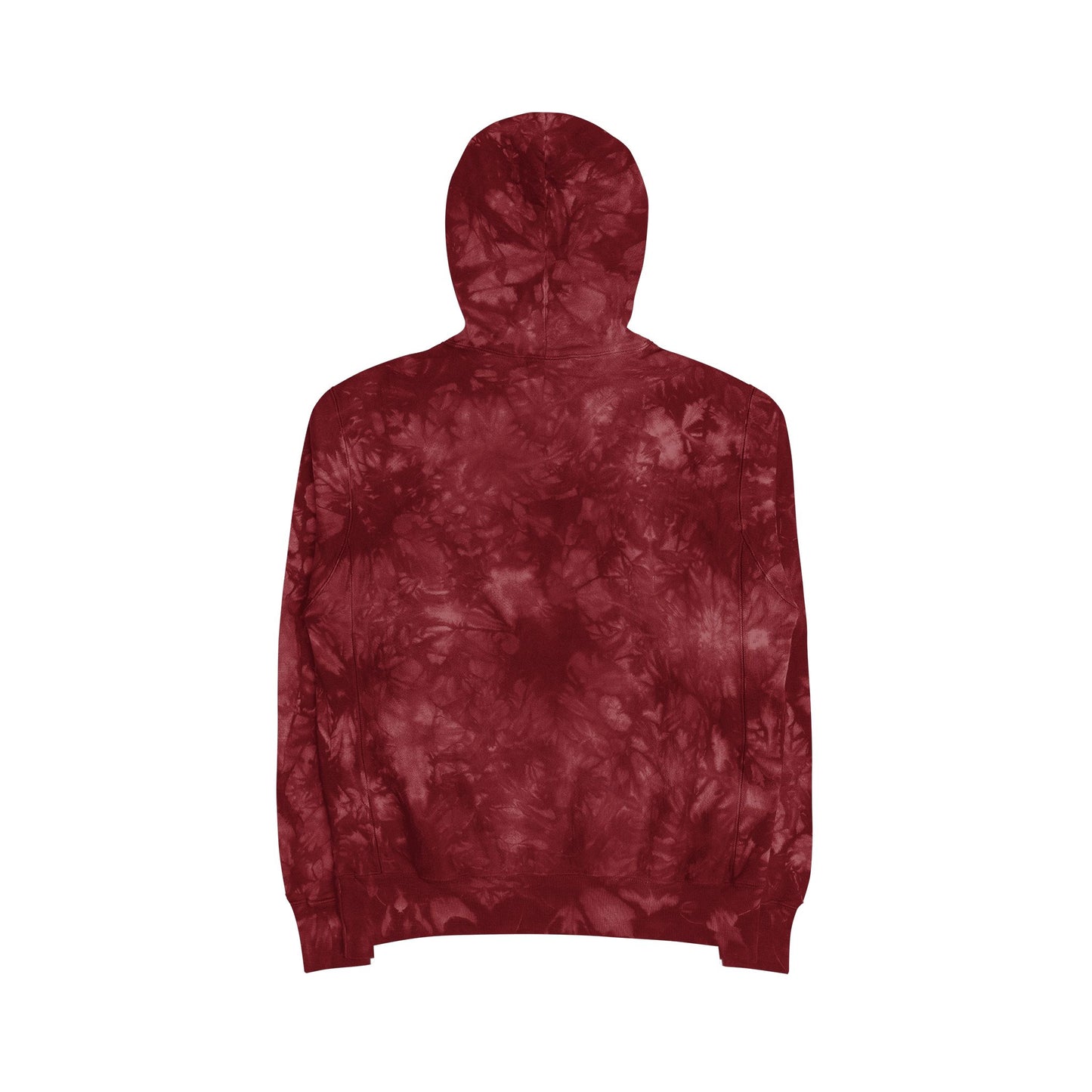 Embroidered Tie-Dye Hoodie